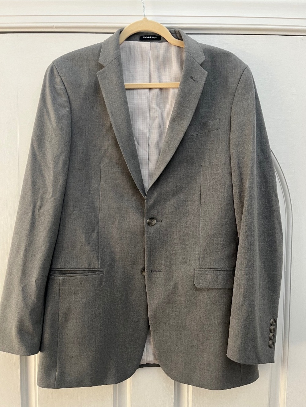 Egara Grey Suit Skinny Fit Stretch (Jacket - 40 Long | Pants - 34/32)
